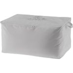 Çiçek Desen Baskılı Hurç - Gri - 52X28X21 cm - 1 Adet - 52x28x21cm