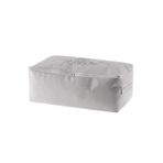 Çiçek Desen Baskılı Hurç - Gri - 52X28X21 cm