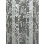 Çiçek Desenli Fransız Dantel Tül Perde, 600x260, Normal Pile, 1/2.5