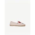 Çiçek Desenli Nakış İşleme Espadril