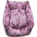Çiçek Desenli Yumuşak Yatak, Evde Konfor ve Şıklık Sağlar, 20 cm Yüksekliğinde, Pembe Renginde. - Ahşap - Bej - Seçenek 1