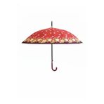 Çiçek detaylı,renkli 1. Sınıf Kalite Baston Tip Rüzgar Korumalı Metal 16 Telli Siyah Gövdeli şemsiye P359S7424