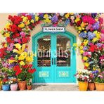 Çiçek Dükkanı Arka Planı ile Renk Cümbüşü 200X150CM, Stüdyo Fonu