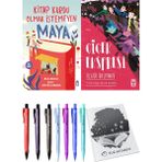 Çiçek Ekspresi ve Kitap Kurdu Olmak İstemeyen Maya 2'li Set - Kalem