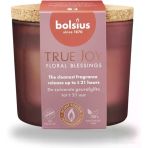 Çiçek Kokulu Kavanozda Mum – Mantar Kapaklı, Pembe – 21 Saat Yanma Süresi – Doğal Bitki Bazlı – Scentfusion Teknolojisi Ile Etkili Koku