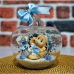 Çiçek Mini Elma Biberonlu Erkek Bebek Hoşgeldin Bebeğim Teraryum EBA-1217