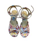 "Çiçek Ruhu"ÇİÇEK DESENLİ AÇIK TOPUK-AÇIK BURUN 8,5 CM 13 PONT MODEL TANGO, DANS VE SALON AYAKKABISI (EU Ayakkabı Beden Sistemi, Yetişkin, Sayısal, Orta, 36)