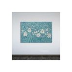 Çiçek Soyut El Yapımı Yağlı Boya Tablo 64x50cm