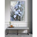 Çiçek Soyut El Yapımı Yağlı Boya Tablo 69x88cm