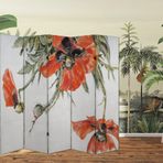 Çiçek Temalı Özel Tasarım Paravan Room Divider 180 x 200 cm Paravan-1002-1