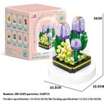 Çiçek Yapı Taşları Perpetual Çiçek Puzzle Oyuncak Dekorasyon Doğum Günü Hediyesi (Yurt Dışından) - 12+ Yaş