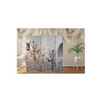 Çiçekler Temalı Özel Tasarım Paravan Room Divider TYBParavan-1030100408244, 180 x 180