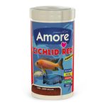 Cichlid Red Granules 250ml 44-Yüksek Protein, Algae, Omega-3 Malawi Ciklet Balık Yemi