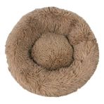 Cici Bears Süper Yumuşak Kedi Yatak Rahat Donut Yuvarlak Köpek Kulübesi Ultra Yumuşak Kaymaz Kış Sıcak Köpek Kulübesi Pet Kedi Yastık Yatak Kış Sıcak (Yurt Dışından) - Beyaz - Kahverengi
