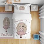 Cici Odam Çocuk Bebek Nevresim Takımı Yıldızlı Little Princess