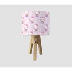 Cici Odam Çocuk Bebek Odası Abajur Kalpli Hello Kitty