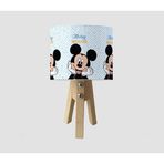 Cici Odam Çocuk Bebek Odası Abajur Puantiyeli Mickey Mouse
