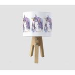 Cici Odam Çocuk Bebek Odası Abajur Yıdızlı Yavru Unicorn ve Annesi