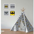 Cici Odam Çocuk Bebek Odası Oyun Çadırı Batman Yarasa