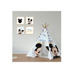 Cici Odam Çocuk Bebek Odası Oyun Çadırı Puantiyeli Mickey Mouse
