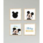 Cici Odam Çocuk Bebek Odası Tablo Puantiyeli Mickey Mouse