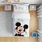 Cici Odam Çocuk Yatak Örtüsü Hediye Yastık Kılıfı Puantiyeli Mickey Mouse
