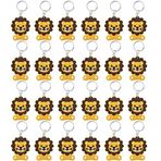 CiciBear Misafirler için 24 Paket Aslan Partisi Dekorasyonları, Orman Safari Vahşi Orman Bebek Partisi, Çocuk Doğum Günü Partisi Hediyesi
