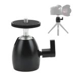 ciciglow 360 Derece Panoramik Bilyalı Başlık, Kameralar için Standart 1/4 Vidalı, Video Kameralar, Akıllı Telefon, Mini Tripod Bilyalı Başlık