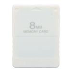 ciciglow 8MB Yüksek Hızlı Oyun Hafıza Kartı, FMCB1.966 Oyun Harici Veri Kartı Tüm 2 ve Slim Line Sürümü ile Uyumlu,Tak ve Çalıştır, Konsol Oyunları Aksesuarları(Beyaz)