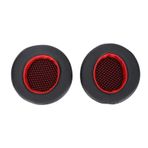 ciciglow Kulaklık, Kulaklık Kulak Pedleri Yedek Hafızalı Köpük Sünger Kulak Pedleri HECATE G4 G4 PRO G30 Kulaklıklar için (Siyah kırmızı)