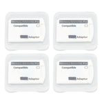 ciciglow PS Vita Hafıza Kartı Adaptörü, 4 Adet Mikro SD Adaptörü PS Vita 1000 2000 PS TV için, Tak ve Çalıştır