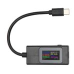 ciciglow USB C Güç Ölçer Test Cihazı, 4-30V 0-6.5A Voltaj Ve Akım Test Cihazı LCD Ekran USB C Kabloları, Dizüstü Bilgisayarlar, Telefonlar Ve Şarj Aletleri Için Dijital Multimetre