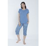 Cicikom BUYUK BEDEN KAPRI PIJAMA TAKIM