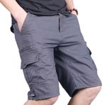 Cicilin Casual Bermuda Gri Erkek Kargo Şort