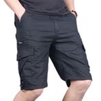 Cicilin Casual Bermuda Siyah Erkek Kargo Şort