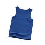 Cicilin Crewneck Tank Mavi Kolsuz Erkek Çocuk Atlet