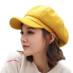 Cicilin Newsboy Vintage Zarif Yellow Kadın Şapka