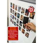 CiciMagnet 25 Adet Resimli Ve Fotoğraflı Kişiye Özel Magnet Buzdolabı Için (8X6 CM)