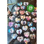 CiciMagnet 28 Adet Kalpli Magnet Fotoğraflı Ve Resimli Buzdolabı Magneti (6X7 CM)