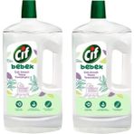 Cif Bebek Çok Amaçlı Yüzey Temizleyici 1000 ml x 2 Adet - Beyaz