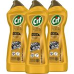 Cif Krem Yüzey Temizleyici Altın Işıltısı Amber Kokulu 750 ml X3