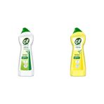 Cif Krem Yüzey Temizleyici Amonyaklı Yağ ve Kireç Sökücü Leke Çıkarıcı 750 ML(4) Cif Krem Yüzey Temizleyici Limon Kokulu Yağ ve Kireç Sökücü Leke Çıkarıcı 750 ML(1)