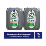 Cif Profesyonel Elde Bulaşık Deterjanı Zorlu Yağ Lekelerine Karşı Etkili 5 L - 5 lt