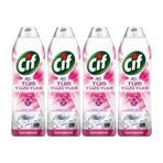 Cif Tüm Yüzeyler Çicek Ferahlığı 4x750 ml Jel Yüzey Temizleyici