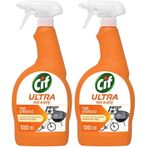 Cif Ultra Hız & Güç Yağ Çözücü Sprey Leke ve Kir Çıkarıcı 1000 ml 2li paket
