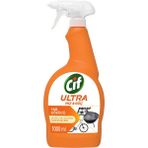 Cif Ultra Hız Güç Yağ Çözücü Sprey Leke ve Kir Çıkarıcı Mutfak 1000 ml 4 Adet