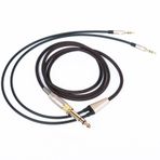 (Çift 3.5mm erkekle) - NEW NEOMUSICIA Yedek Kablo Hifiman HE4XX, HE-400i (Hem 3.5mm Fişli Son Sürüm) Kulaklıklar 3.5mm & 6.35mm Çift 3.5mm Jack Erkek Kordon 1.2...