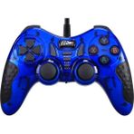 Çift Analoglu Kol USB Pc Bilgisayar Ps3 Oyun Kolu Gamepad Joystick (Lacivert)