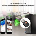 Çift Bant 600MBPS 2.4ghz +5ghz USB Kablosuz Adaptör Wifi Anten 802.11A/B/G/N/AC Wifi USB Adaptörü Mac Windows Siyah (Yurt Dışından)