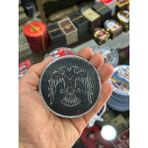 Çift Başlı Kartal Işlemeli Patch 3 Boyutlu Lazer Kesim Arkası Cırtlı - 9CM - Siyah - Altın